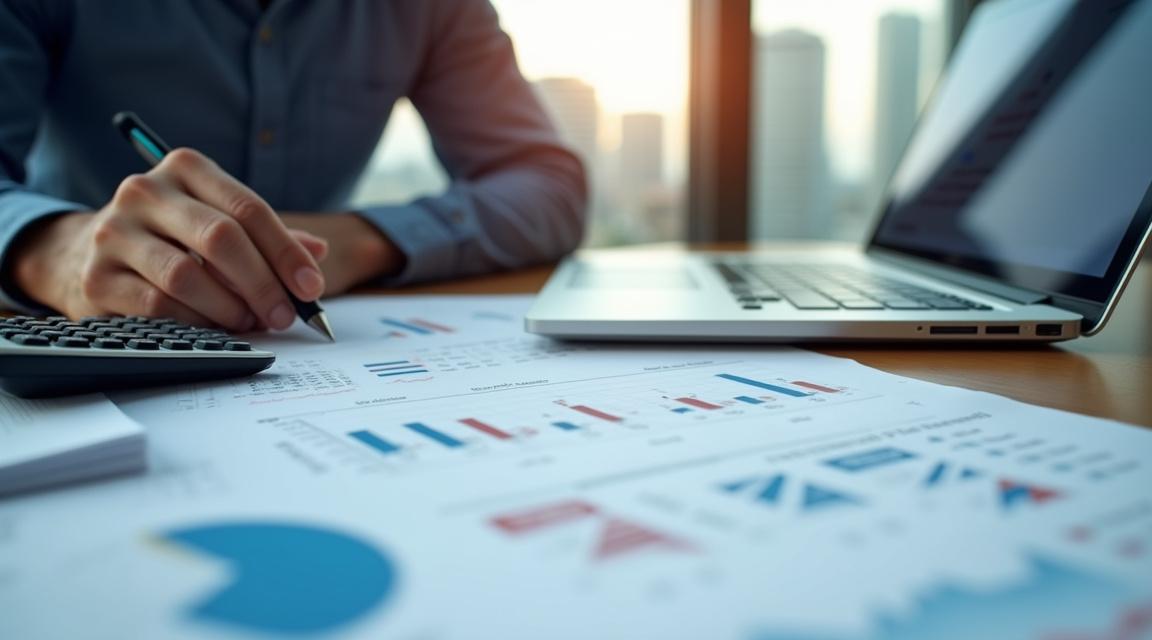 Representación visual del análisis financiero y la importancia del Costo Anual Total (CAT) en México.
